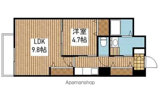 フラワーフェアリ【B301号室】の間取り