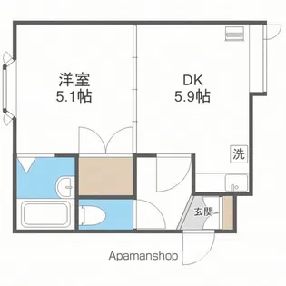 T’S HOUSE北27条(ティーズハウス北27条)【3階】の間取り