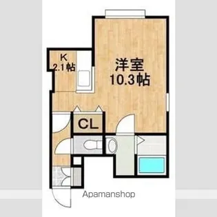 ルナエンブレーマ【2階】の間取り