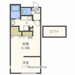 MODULOR中島公園2ND【1階】の間取り