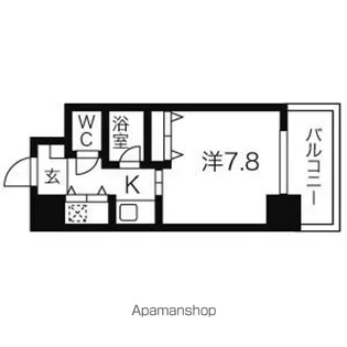 愛知県名古屋市千種区内山1丁目【マンション】の間取り