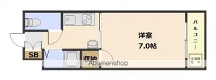 ラ・メゾン峰【2階】の間取り