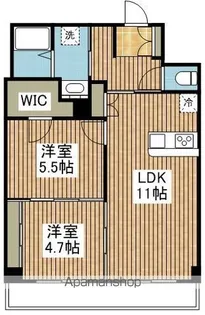 セゾン・ド・ロワール【3階】の間取り