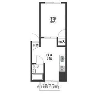 ハートイン中切S棟【4階】の間取り