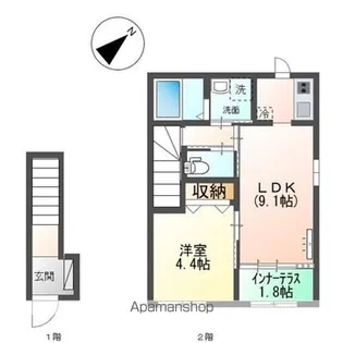 スターテラス玄好町(仮)【203号室】の間取り
