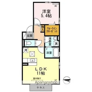 セジュール リアン【1階】の間取り