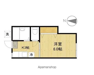 ADコーポ【201号室】の間取り
