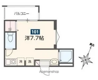 MELDIA京成小岩【1階】の間取り