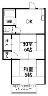 フォーブル今江【203号室】の間取り