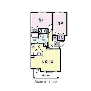 アフロディーテⅣ【303号室】の間取り