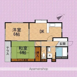 コンフォート中村【2階】の間取り
