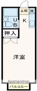 ホワイトハウスⅠ【106号室】の間取り