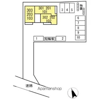 (仮称)D−ROOM甲府市徳行3丁目【302号室号室】の外観