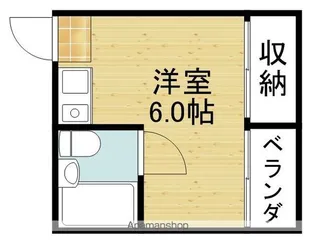 ロイヤル大池橋【2階】の間取り