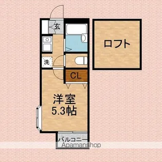 メープルMH7【1階】の間取り