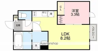デュマンⅠ【1階】の間取り