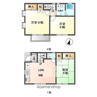 ルーミー牛久58号館【101号室】の間取り