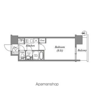 エスリード栄イーストスクエア【11階】の間取り