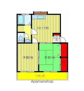 キャッスルシーダ【1階】の間取り