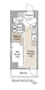 グランカーサ住吉Ⅱ【5階】の間取り