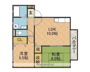 パナハイツ吉田【1階】の間取り