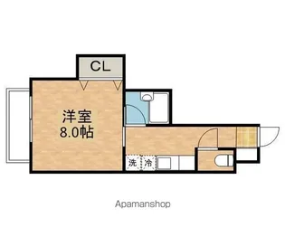 本宮ヴィレッジ【202号室】の間取り