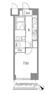 1Kの間取り画像