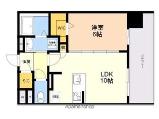 S-RESIDENCE博多駅東awesome【504号室】の間取り