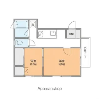 グーテンハウゼ【1階】の間取り