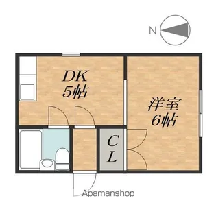 コーポM【2階】の間取り
