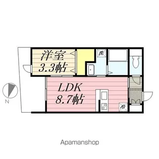スペリオーレ二日市【2階】の間取り