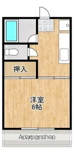コーポ立澤【2階】の間取り