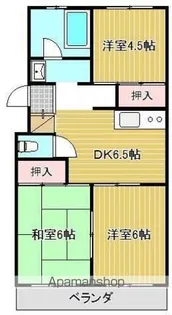 リバーサイドマンションⅡ【3階】の間取り