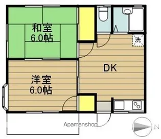 メゾンYASU【101号室】の間取り