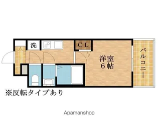 プレサンス深江橋ラヴィゲート【9階】の間取り