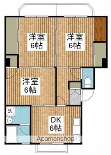 浅井マンション【303号室】の間取り