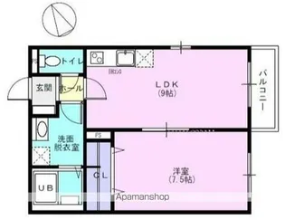 アルプス【2階】の間取り