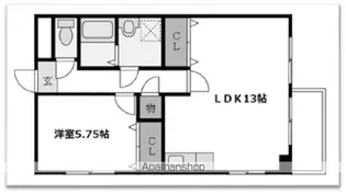 ブエナビスタ大津ウエスト【401号室】の間取り