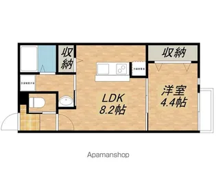 メゾンドメグ湖南【303号室】の間取り