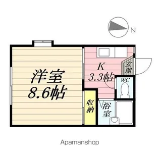 アルコットA【2階】の間取り