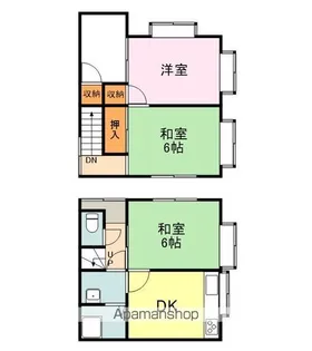 広島県福山市南蔵王町5丁目【一戸建】の間取り