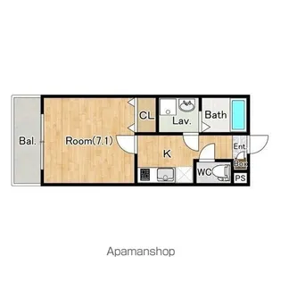 (仮称)ジーメゾン千葉長洲ベルビュー【1階】の間取り