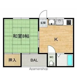 サニーハイツ【2階】の間取り