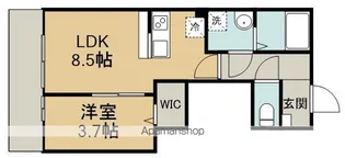 PARKLET・高坂【1階】の間取り