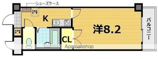 クレスト草津【2階】の間取り