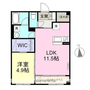 エルセラーン・プリマⅢ【202号室】の間取り