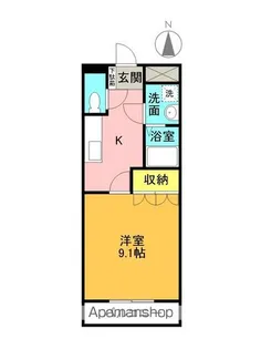 インペリアルコート国府【1階】の間取り