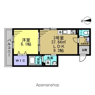 PLAISIR【3階】の間取り