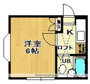 福島県郡山市開成2丁目【アパート】の間取り