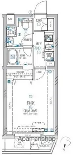 東京都中野区江原町1丁目【マンション】の間取り